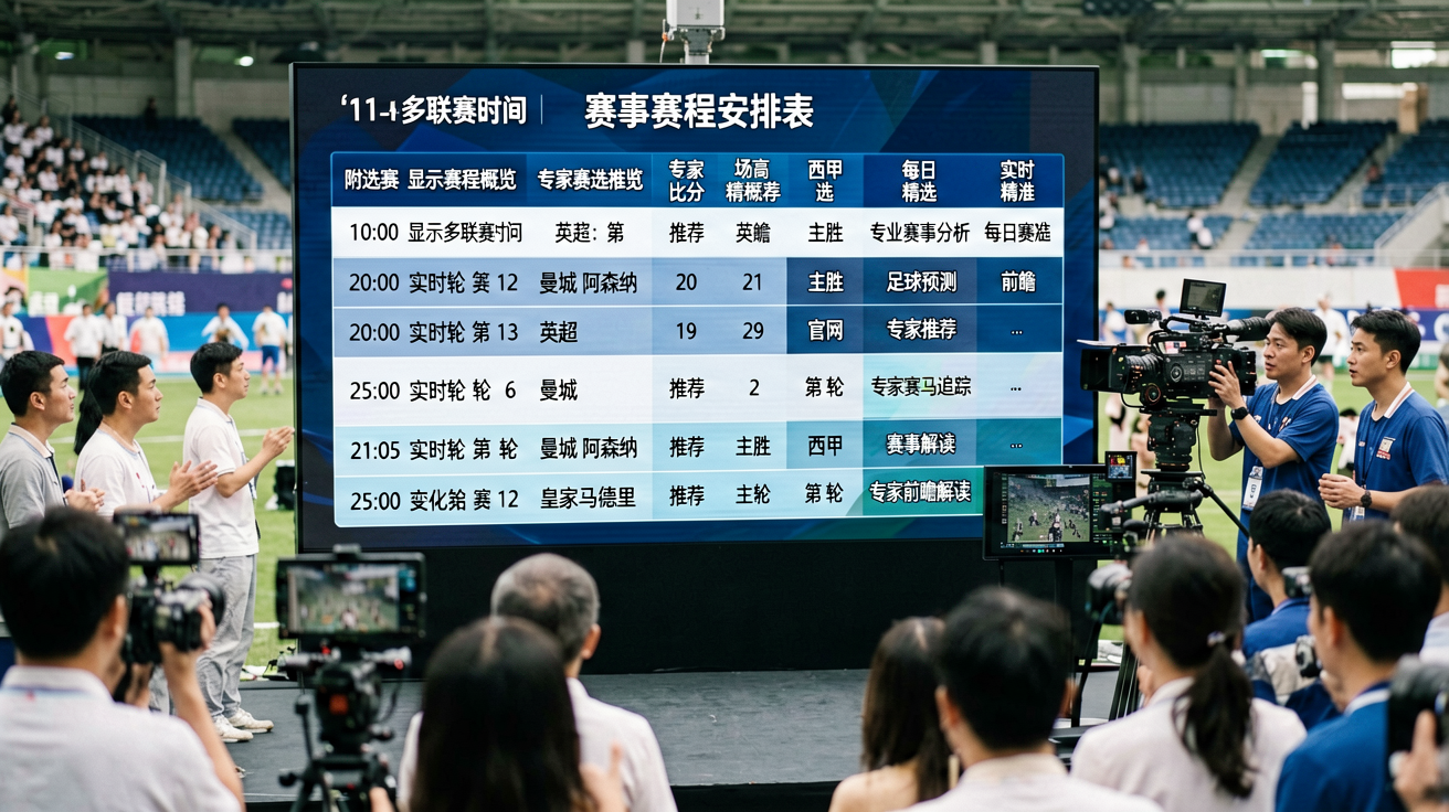 赛事赛程安排表，显示多联赛时间